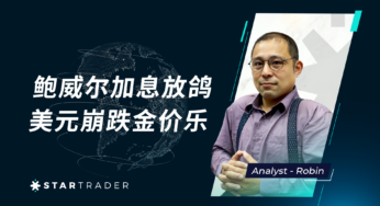 20230322鲍威尔加息放鸽，美元崩跌金价乐 | STARTRADER 三分钟解盘